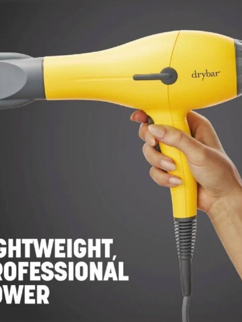 Drybar Buttercup Blow Dryer Yellow Ionic 1875W New in Box
